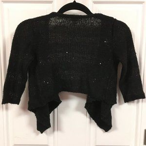 Cherokee Sweater Lot (2) Black/White - Size S (6/6X)